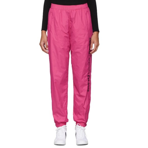 Opening Ceremony Ltd. Edition Pink Track Pants Spell Out Logo Wind Pants XS - Picture 1 of 16
